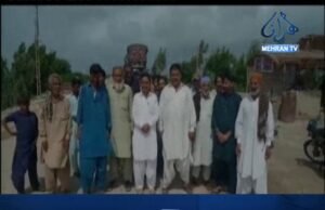 ميرپوربٺورو: آبادگارن جو معاوضو نه ملڻ خلاف احتجاج