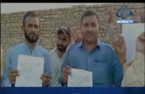 ٽنڊوالهيار: اغوا ٿيل زميندار مري جي بازيابي لاءِ احتجاج