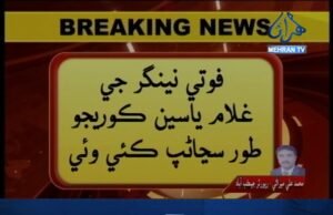 ٽ ٽ: محمد علي ميراڻي جيڪب آباد/ تلاءَ مان نينگر جو لاش هٿ