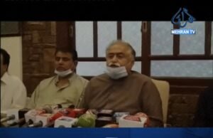 حيدرآباد: مولابخش چانڊيو جي پريس ڪانفرنس